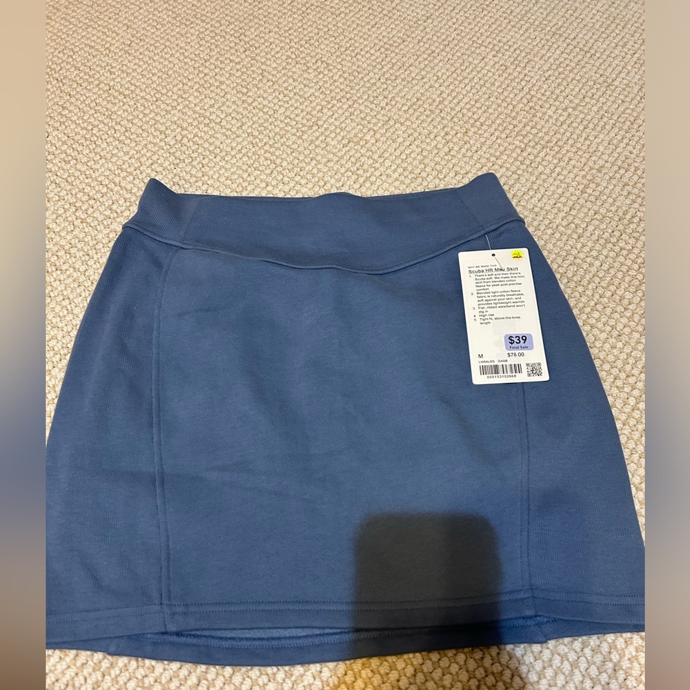 lululemon athletica Blue Mini Skirt